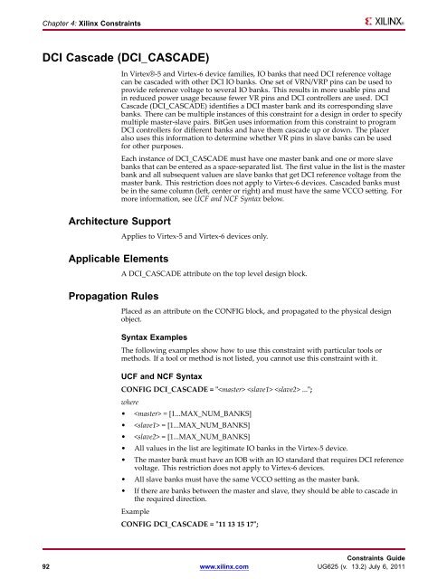 Xilinx Constraints Guide