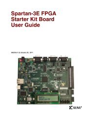 Xilinx UG230 Spartan-3E FPGA Starter Kit Board User Guide