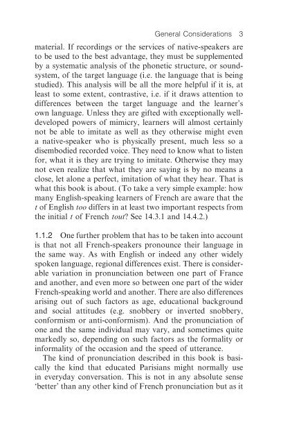 An Introduction to French Pronunciation