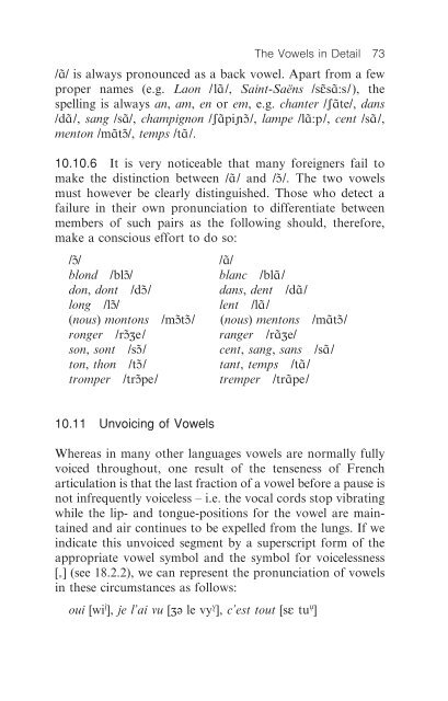 An Introduction to French Pronunciation