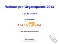 Radtour-pro-Organspende 2013