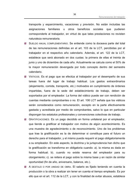 remuneraciones del trabajador - Universidad Nacional de Cuyo