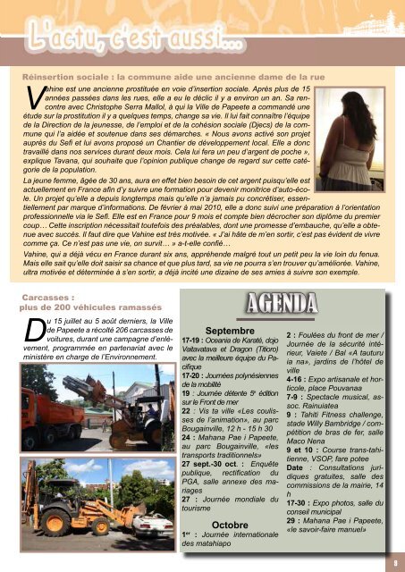 Te Honoraatira n° 59 (Septembre 2010) - Papeete