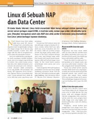 Linux di Sebuah NAP dan Data Center - Bebas