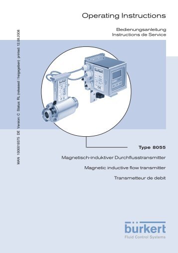 Operating Instructions - Bürkert Fluid Control Systems