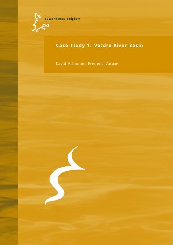 Case Study 1: Vesdre River Basin - Euwareness