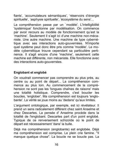 Le Sens - approches systémiques - Gerard Eschbach