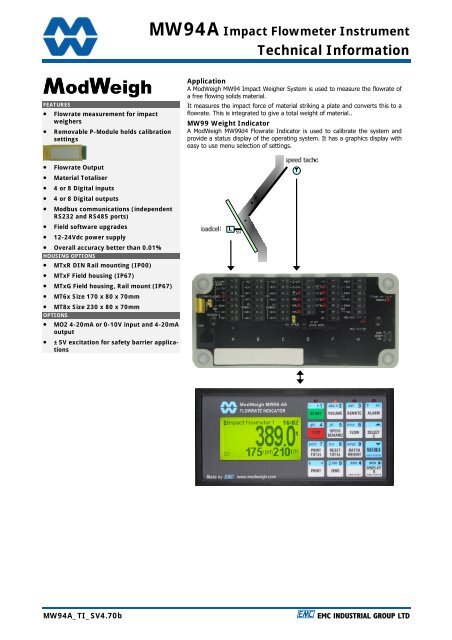 MW94A Brochure - Active Weighing Solutions