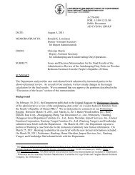 Unpublished Decision Memorandum - Import Administration ...