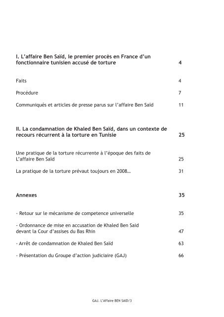 L'affaire Khaled Ben Saïd - Ligue des droits de l'Homme