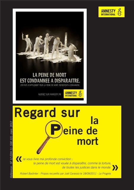 Regard sur la peine de mort