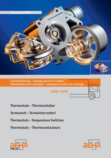 Thermostate - Behr Thermot-Tronik GmbH