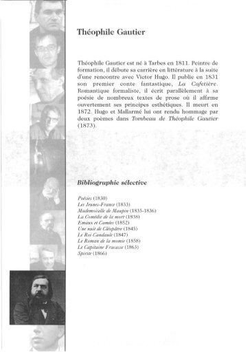 Theophile Gautier - Observatoire de l'imaginaire contemporain