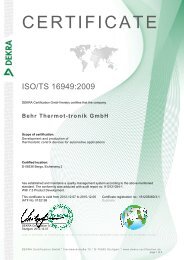 BEHR Termostato 1.145.88 Compatibile Con Saab 900, 9-3, 9-5 - Ricambio Termostato Motore Con Numeri OE 8817298, 9194101, 9166687