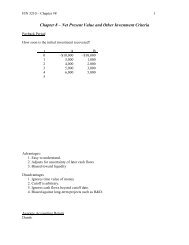 Chapter 8 – Net Present Value and Other Investment Criteria