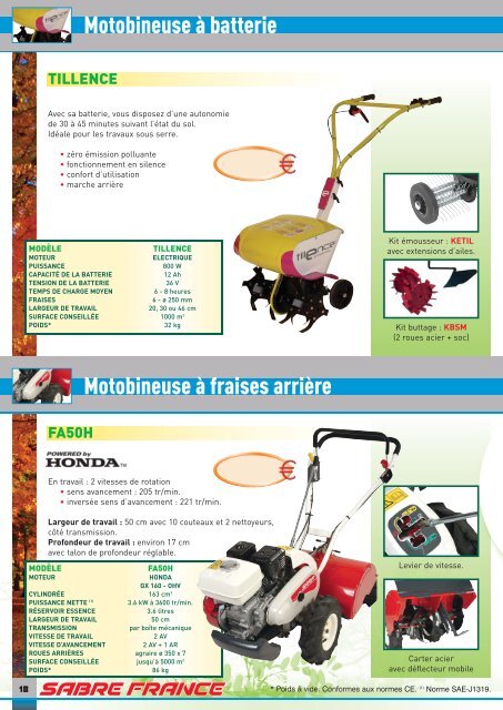 Téléchargez le catalogue - SABRE FRANCE