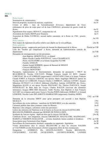 inventaire suite - Ville de Reims