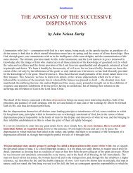 The Apostasy of the Sucessive Dispensations.pdf - Bennie Blount ...