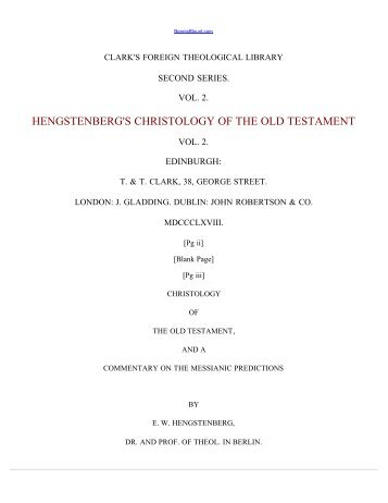 Hengstenberg's Christology of the Old Testament Volume 2.pdf