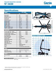 TZ-34/20 - Aerial Work Platforms