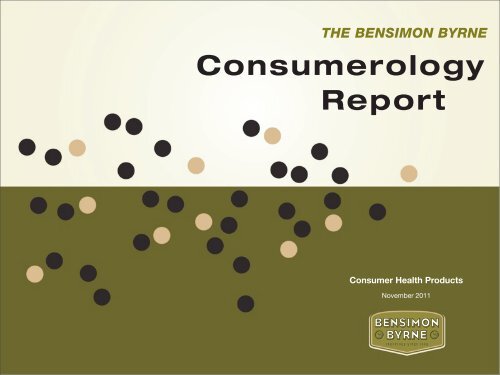 Consumerology Report - Bensimon Byrne