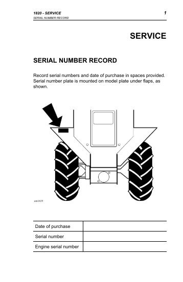 Ditch Witch 1820 Operators Manual - Ben's Rental and Sales