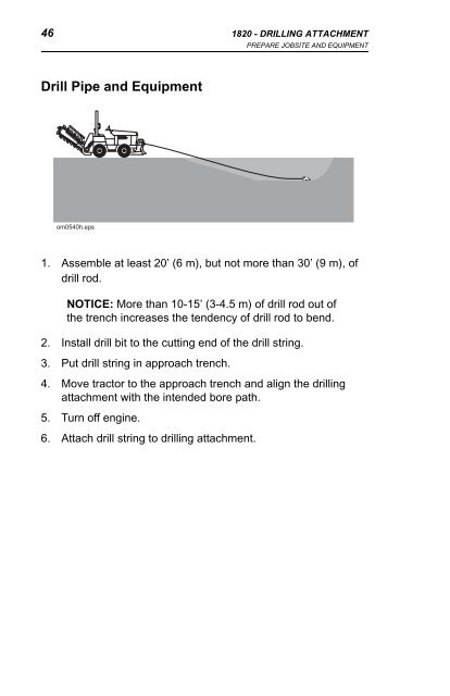 Ditch Witch 1820 Operators Manual - Ben's Rental and Sales