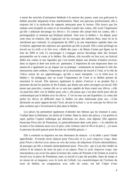 Patrimoine littéraire et théâtre contemporain de jeunesse au ... - IUFM