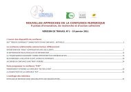 nouvelles approches de la confiance numerique