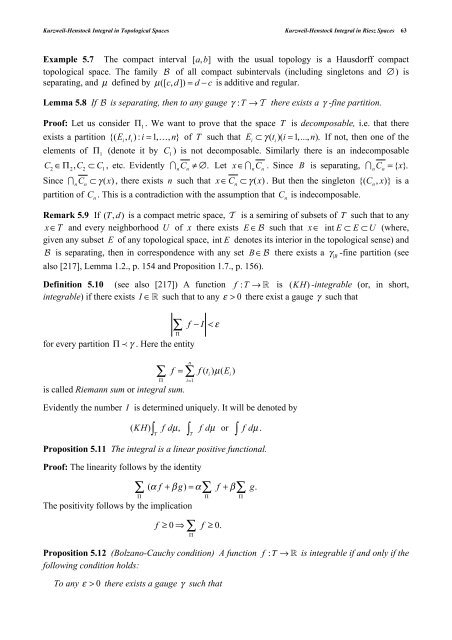 Kurzweil-Henstock Integral in Riesz spaces - Bentham Science