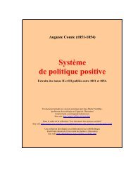 Système de politique positive - Anthropomada