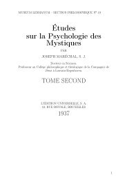 Études sur la psychologie des mystiques édition 1937