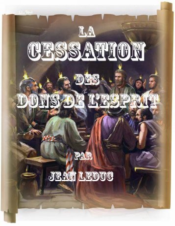 la cessation des dons de l'esprit - Le Vigilant