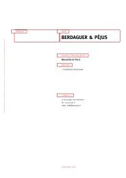 BERDAGUER & PÉJUS - Documents d'artistes
