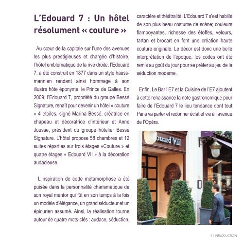 DOssier de Presse - Hôtel Edouard 7