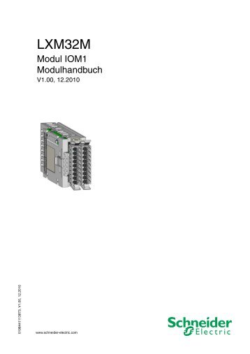 Produkthandbuch Lexium 32 IOm1 Modul - BERGER - POSITEC