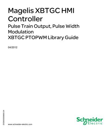 Library manual XBTGC PTO/PTWM | 3 MB - BERGER - POSITEC