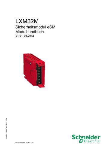 Produkthandbuch Lexium 32 ESM Sicherheitsmodul | 3 MB