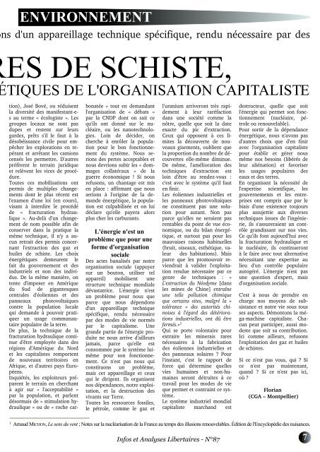 IAL 87 - Coordination des Groupes Anarchistes