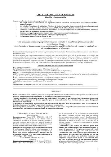 DOCUMENTS ANNEXES - revu 2.2012 - Lezard-tistique ...