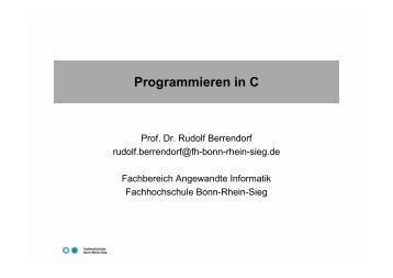 Beispiel - Prof. Dr. Rudolf Berrendorf