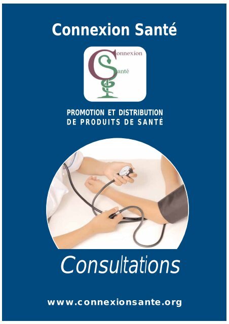Catalogue des produits de consulation - Connexion santé