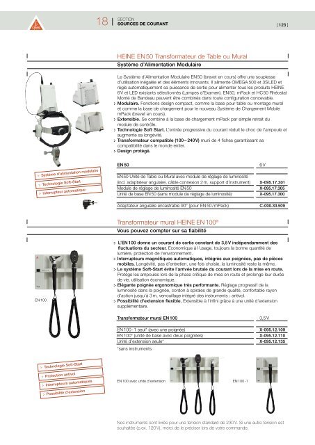 2009 HEINE CATALOGUE GENERAL MEDECINE - innova