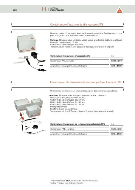 2009 HEINE CATALOGUE GENERAL MEDECINE - innova