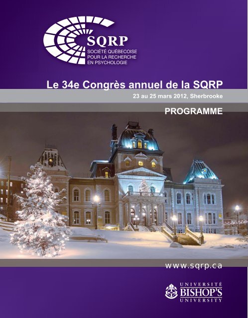 Le 34e Congrès annuel de la SQRP