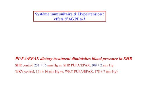 AGPI - Lipides et signalisation cellulaire