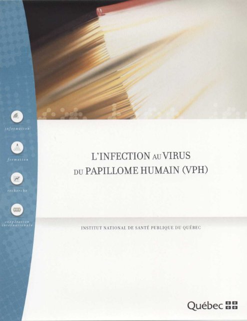 L'infection au virus du papillome humain (VPH) - Institut national de ...