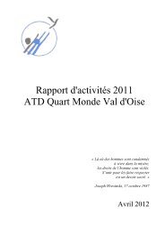 Rapport d'activité ATD95 V5 - ATD Quart Monde France