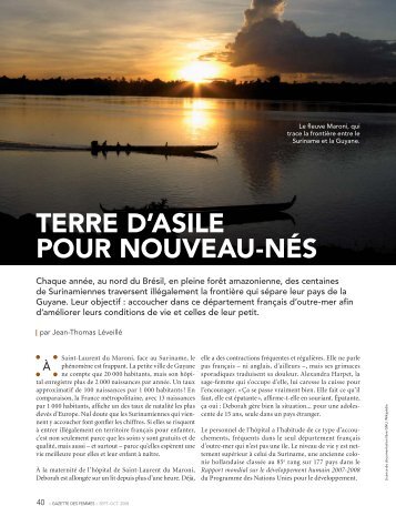 En Guyane (article de presse) - Harpet