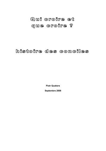Les conciles